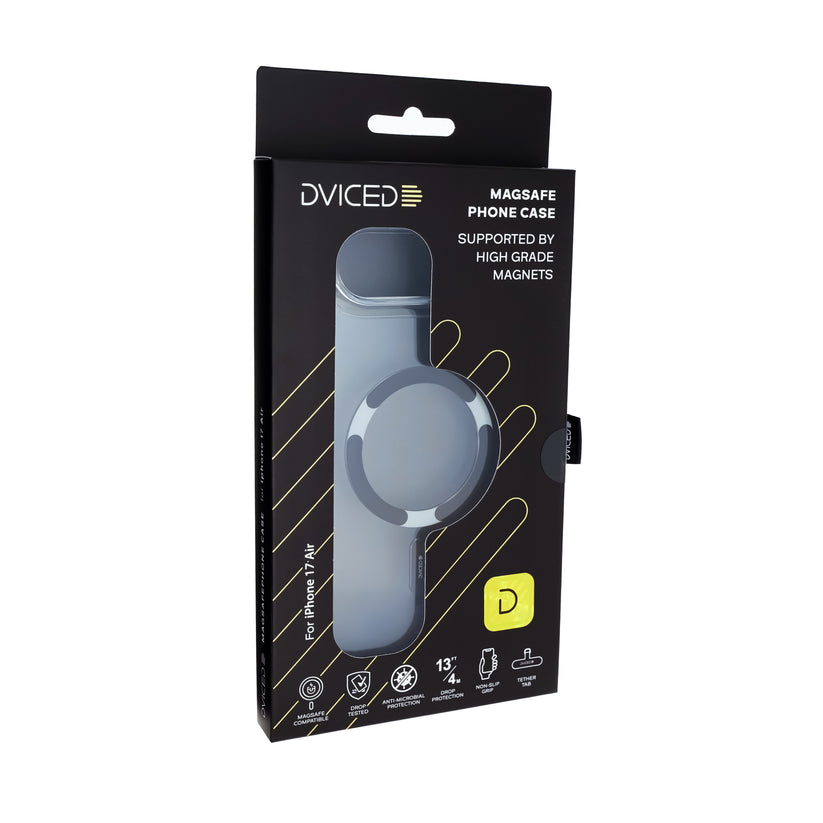 Dviced MagSafe iPhone 17 Air maska providna, crna - iSTYLE RS