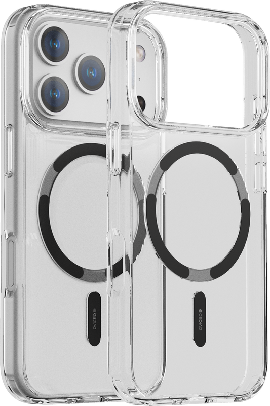 Dviced MagSafe iPhone 17 Pro maska providna, crna - iSTYLE RS