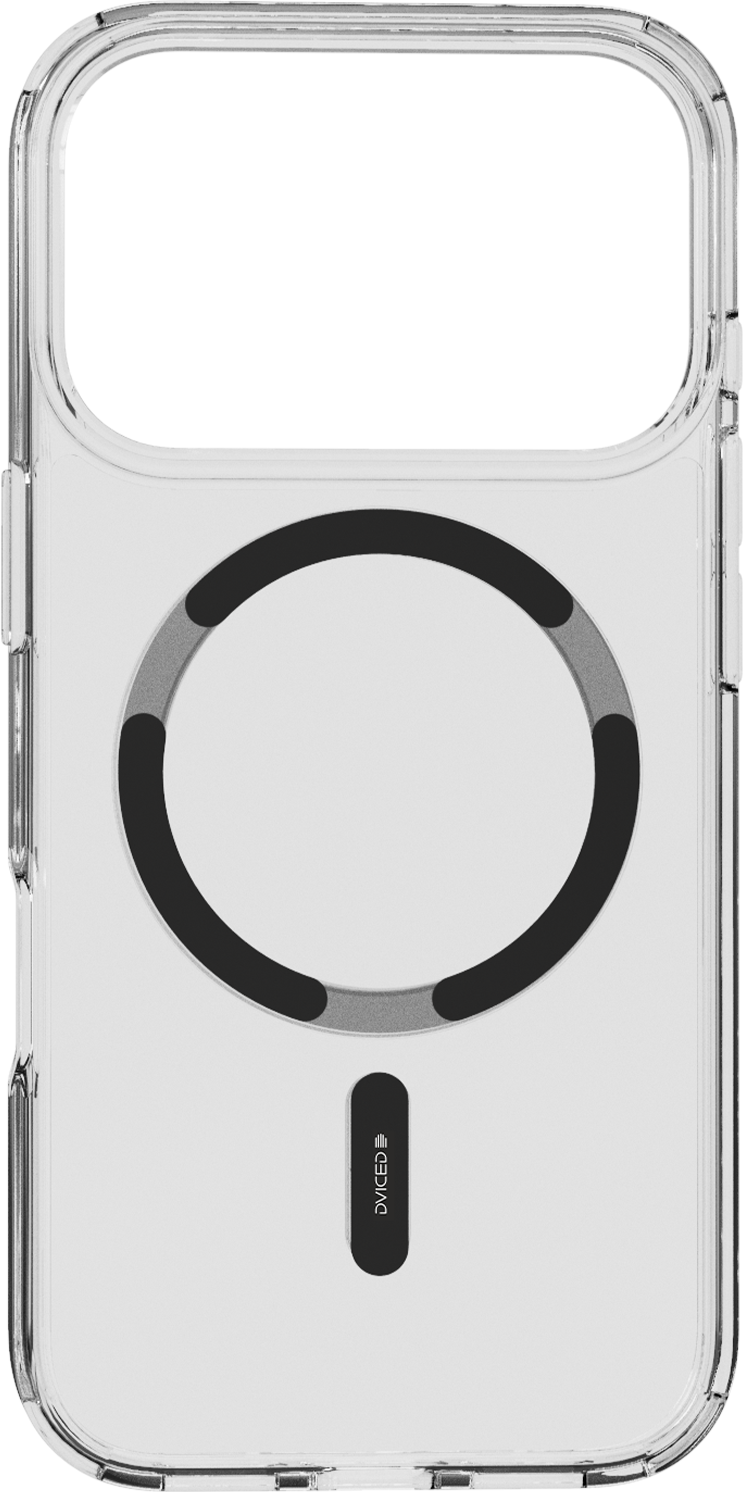 Dviced MagSafe iPhone 17 Pro maska providna, crna - iSTYLE RS