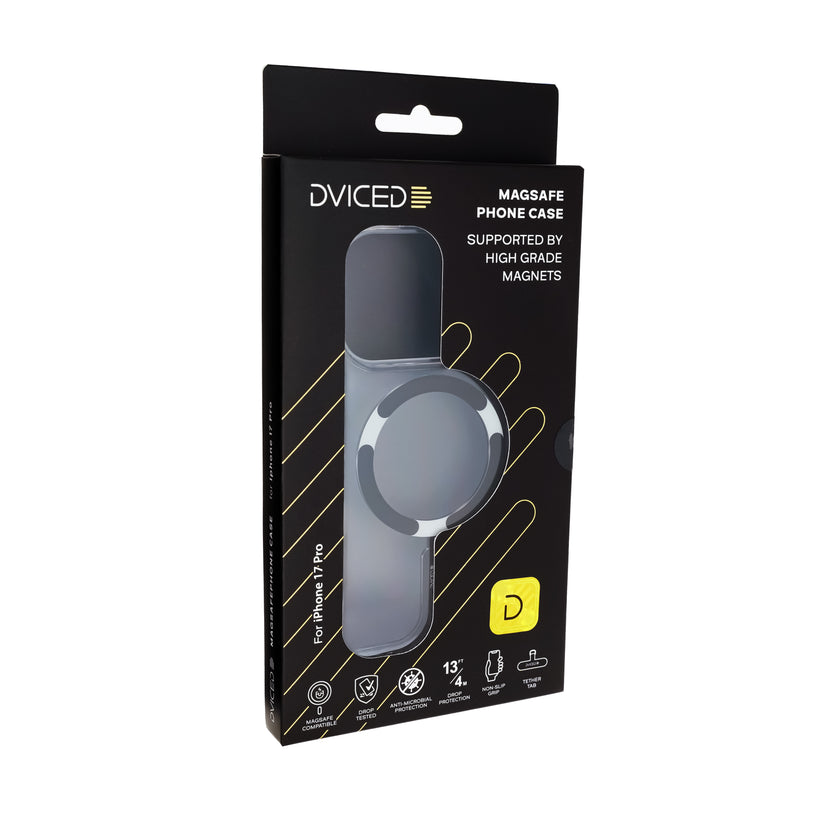 Dviced MagSafe iPhone 17 Pro maska providna, crna - iSTYLE RS