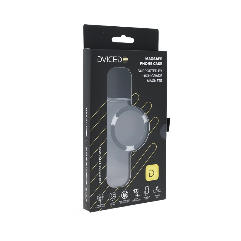 Dviced MagSafe iPhone 17 Pro Max maska providna, crna - iSTYLE RS