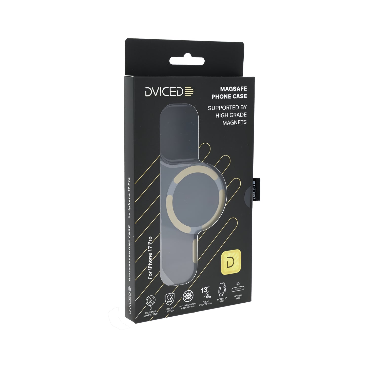Dviced MagSafe iPhone 17 Pro maska zadimljena, zlatna - iSTYLE RS