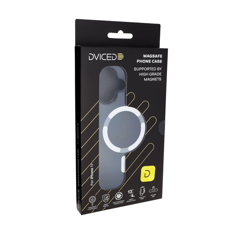 Dviced MagSafe iPhone 17 maska zadimljena, Silver - iSTYLE RS