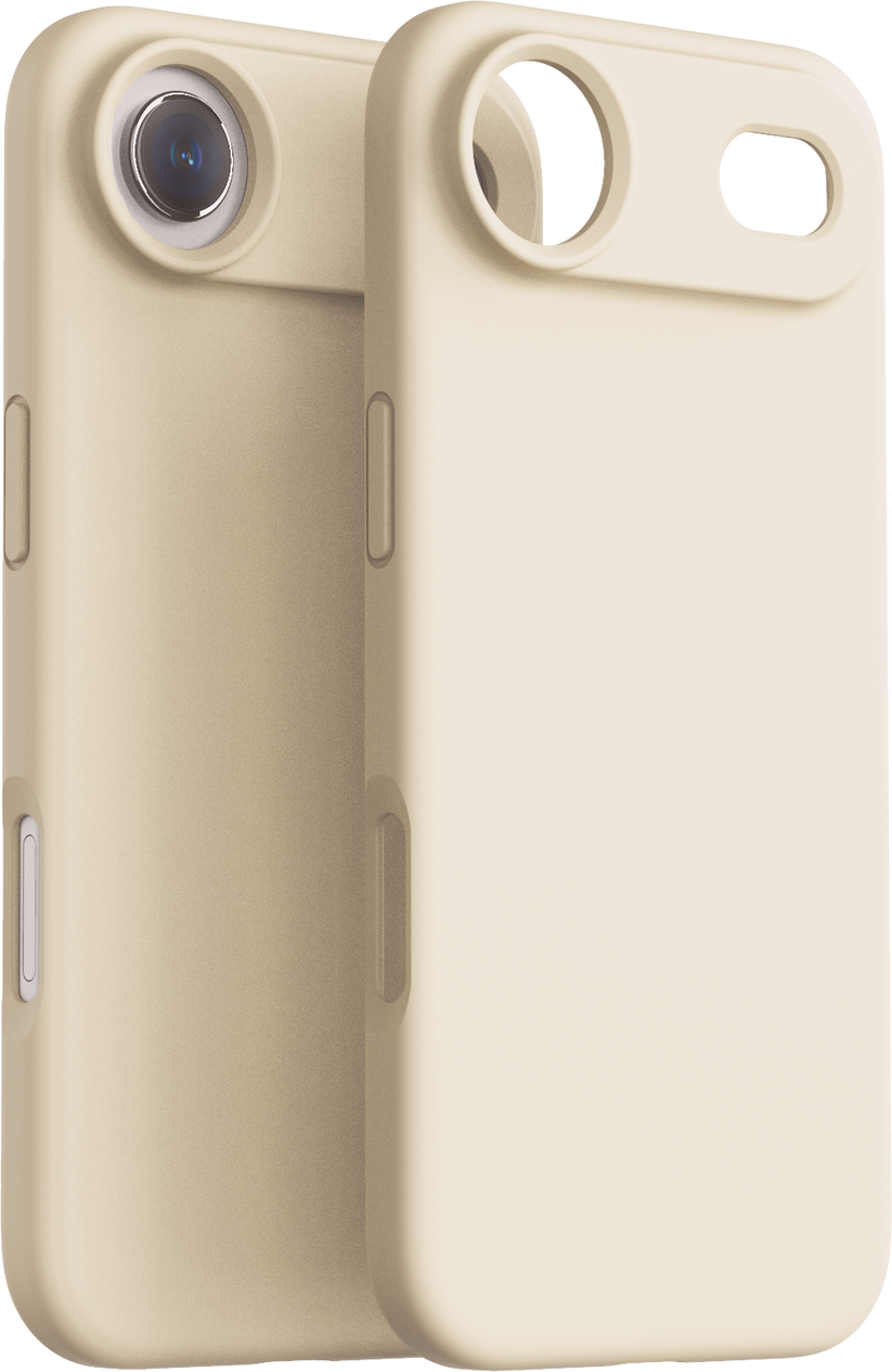 Dviced Silikonska MagSafe maska za iPhone 17 Air, bež - iSTYLE RS