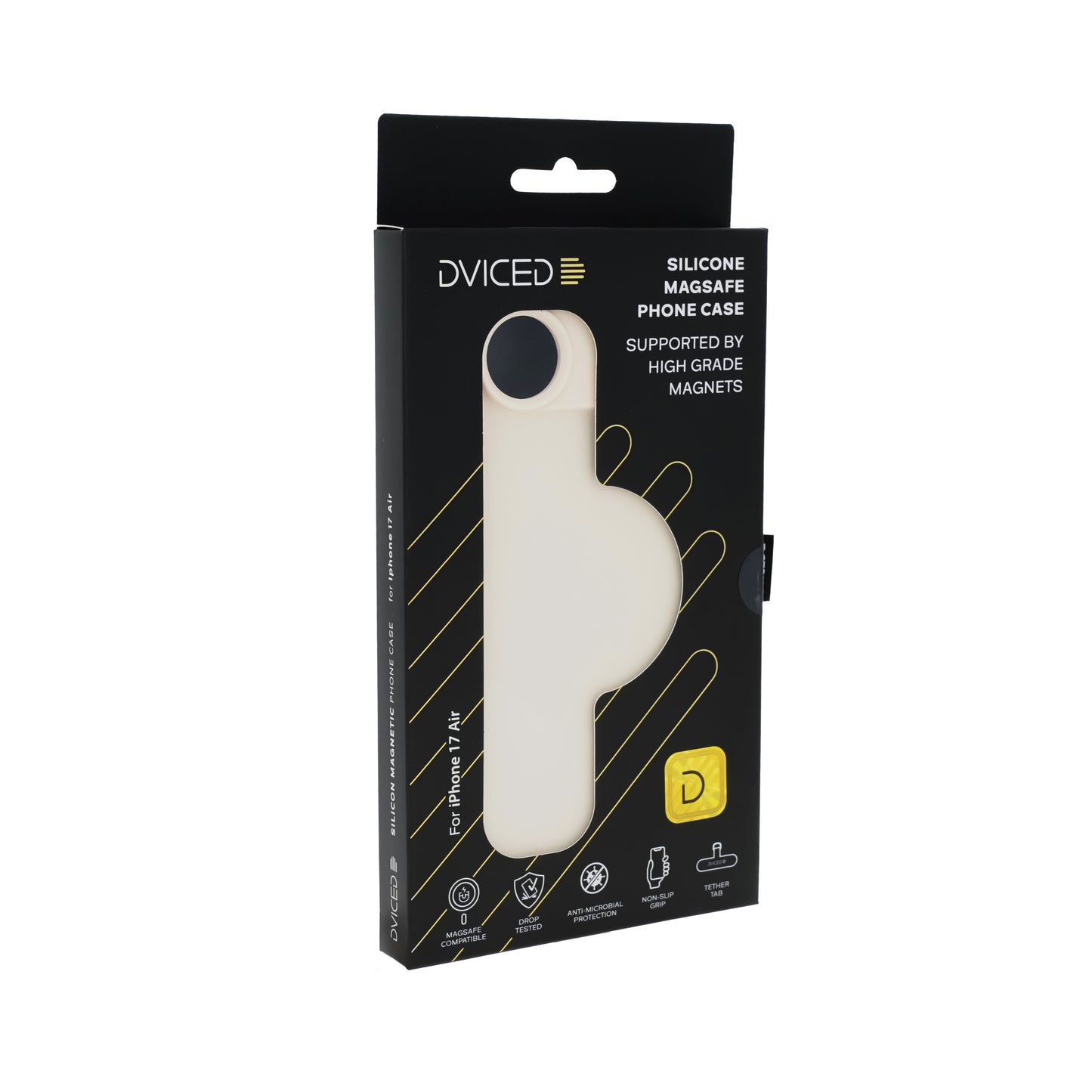 Dviced Silikonska MagSafe maska za iPhone 17 Air, bež - iSTYLE RS