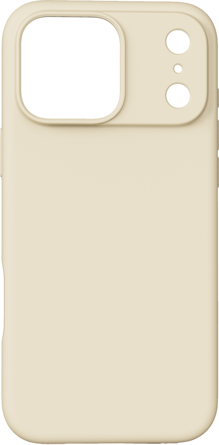 Dviced Silikonska MagSafe maska za iPhone 17 Pro, bež - iSTYLE RS