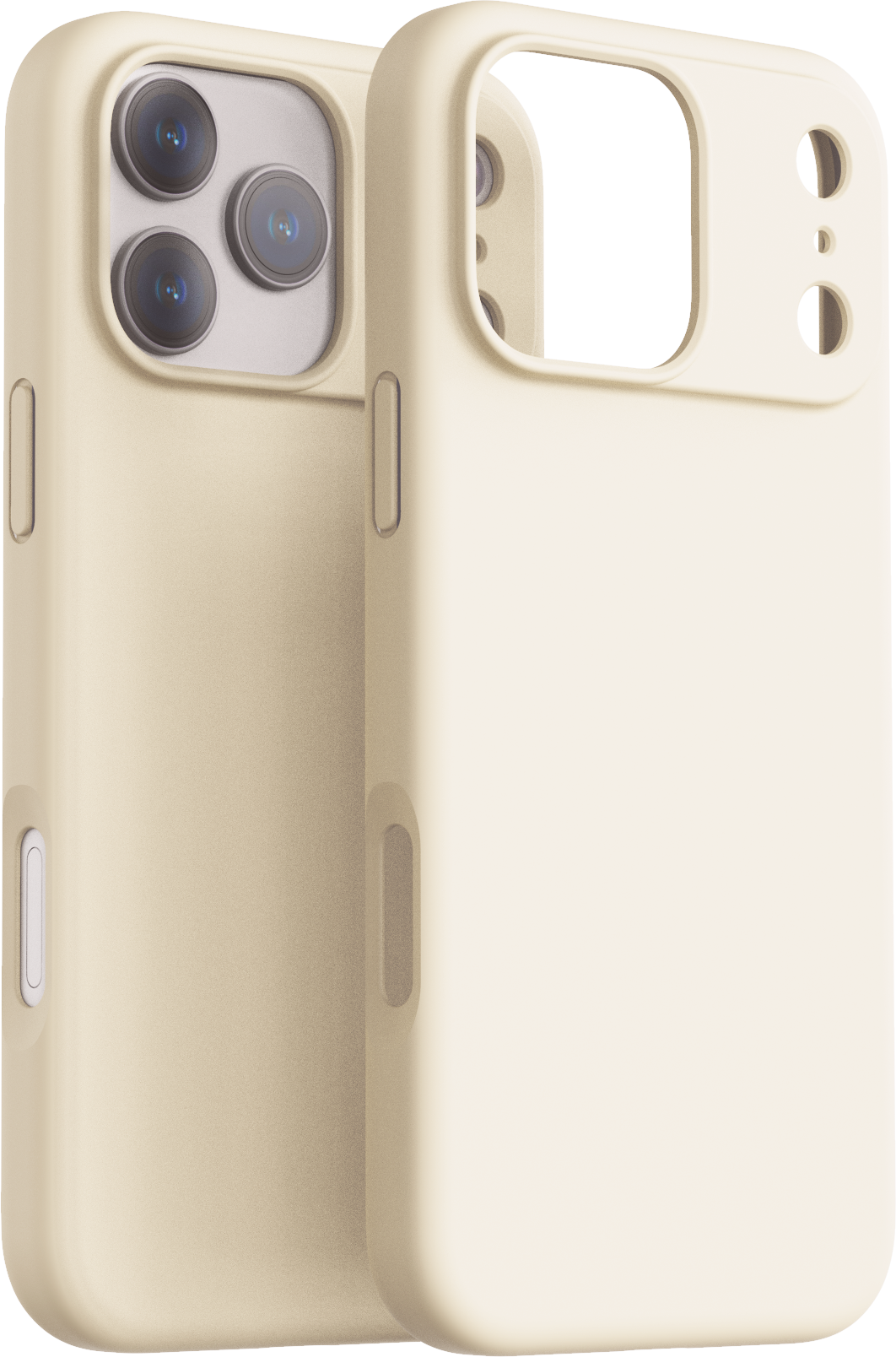 Dviced Silikonska MagSafe maska za iPhone 17 Pro, bež - iSTYLE RS
