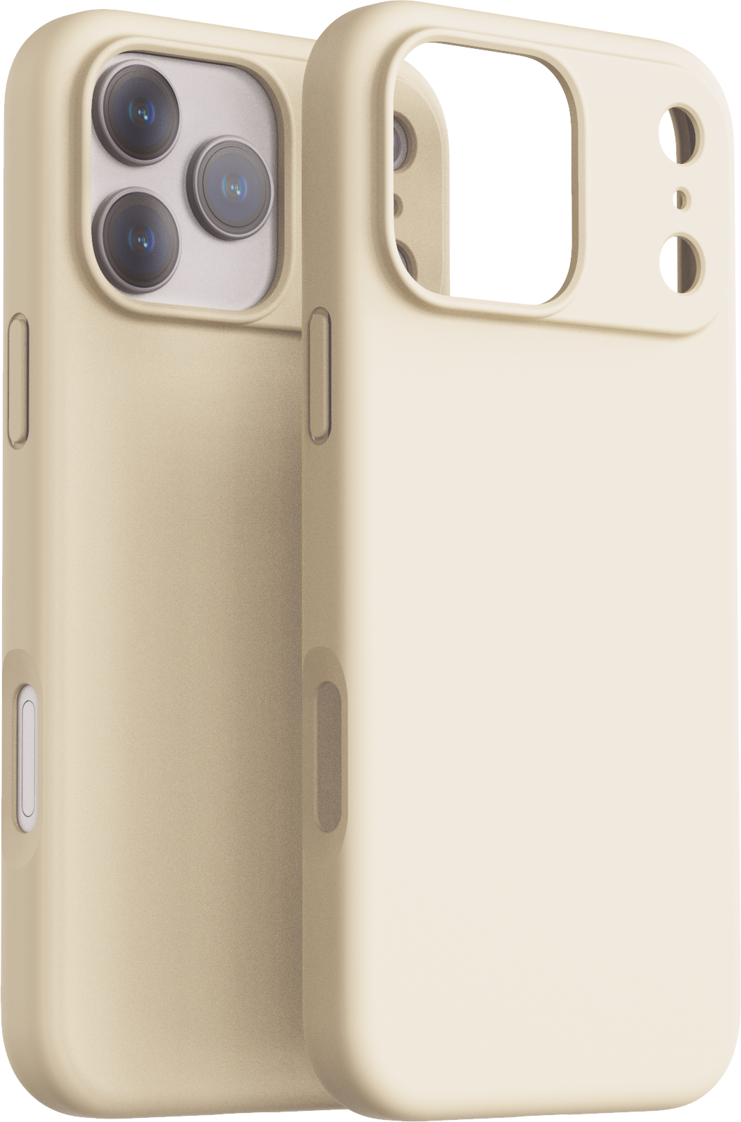 Dviced Silikonska MagSafe maska za iPhone 17 Pro Max, bež - iSTYLE RS