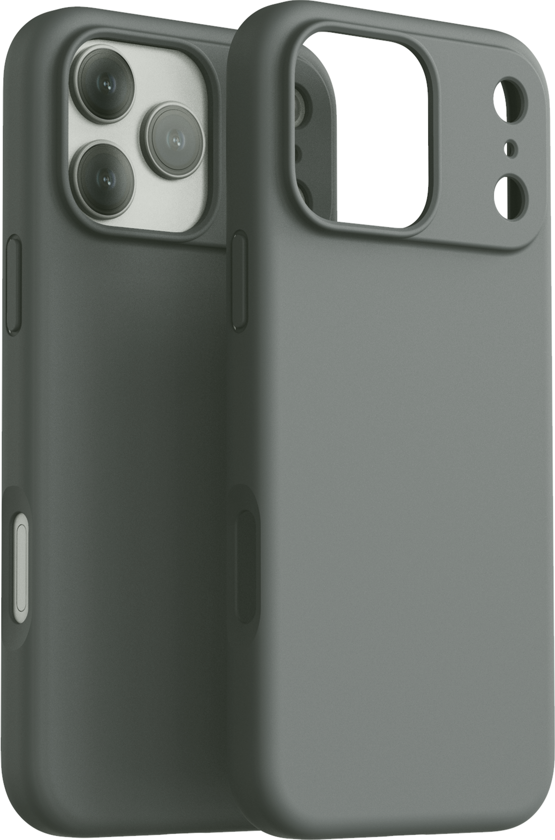 Dviced Silikonska MagSafe maska za iPhone 17 Pro Max, siva - iSTYLE RS