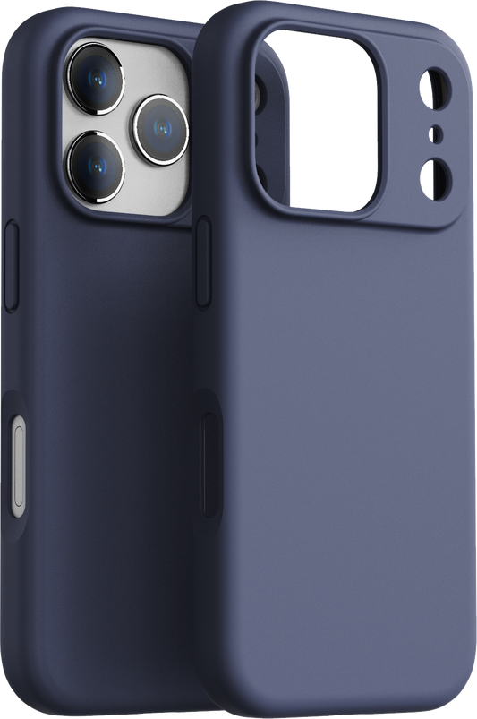 Dviced Silikonska MagSafe maska iPhone 17 Pro, plava - iSTYLE RS