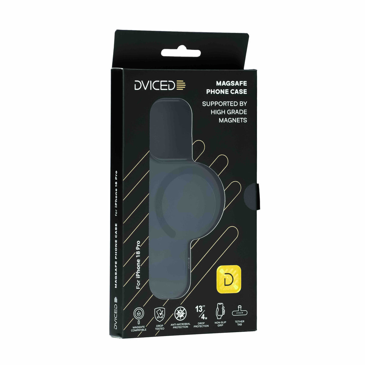 Dviced MagSafe zadimljena maska za 18 Pro - Black