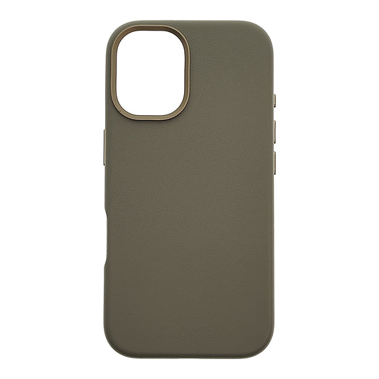 Dviced Leather maska sa MagSafe-om za iPhone 16 - Grey
