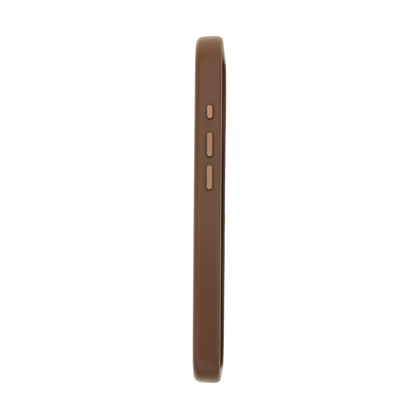 Dviced MagSafe kožna futrola za iPhone 17, braon - iSTYLE RS