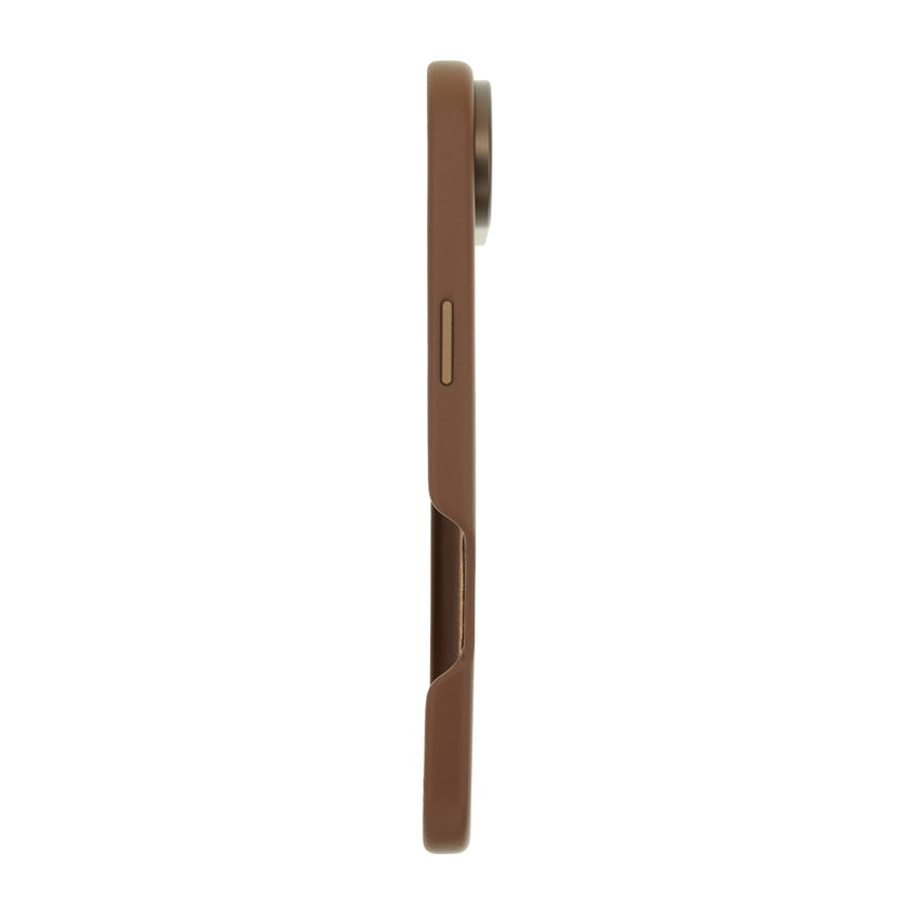 Dviced MagSafe kožna futrola za iPhone 17 Air, braon - iSTYLE RS