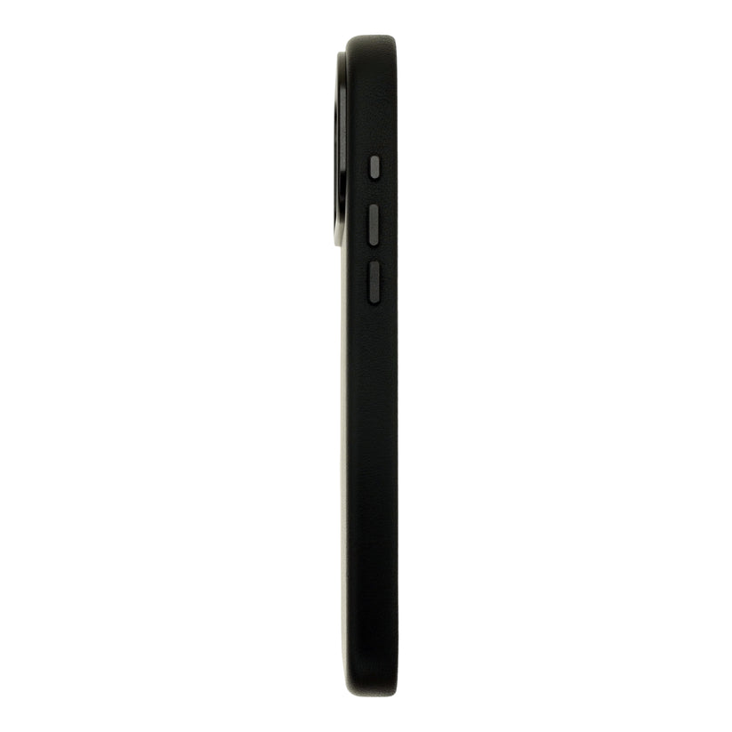 Dviced MagSafe kožna futrola za iPhone 17 Pro, crna - iSTYLE RS