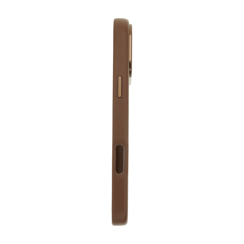 Dviced MagSafe kožna futrola za iPhone 17 Pro Max, braon - iSTYLE RS