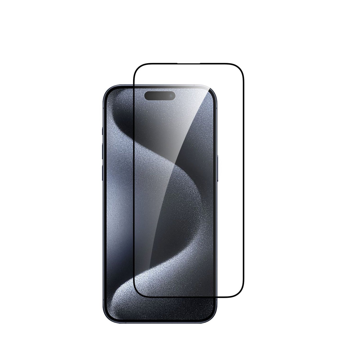 Dviced iPhone 15 Pro silk print zaštitno staklo sa aplikatorom