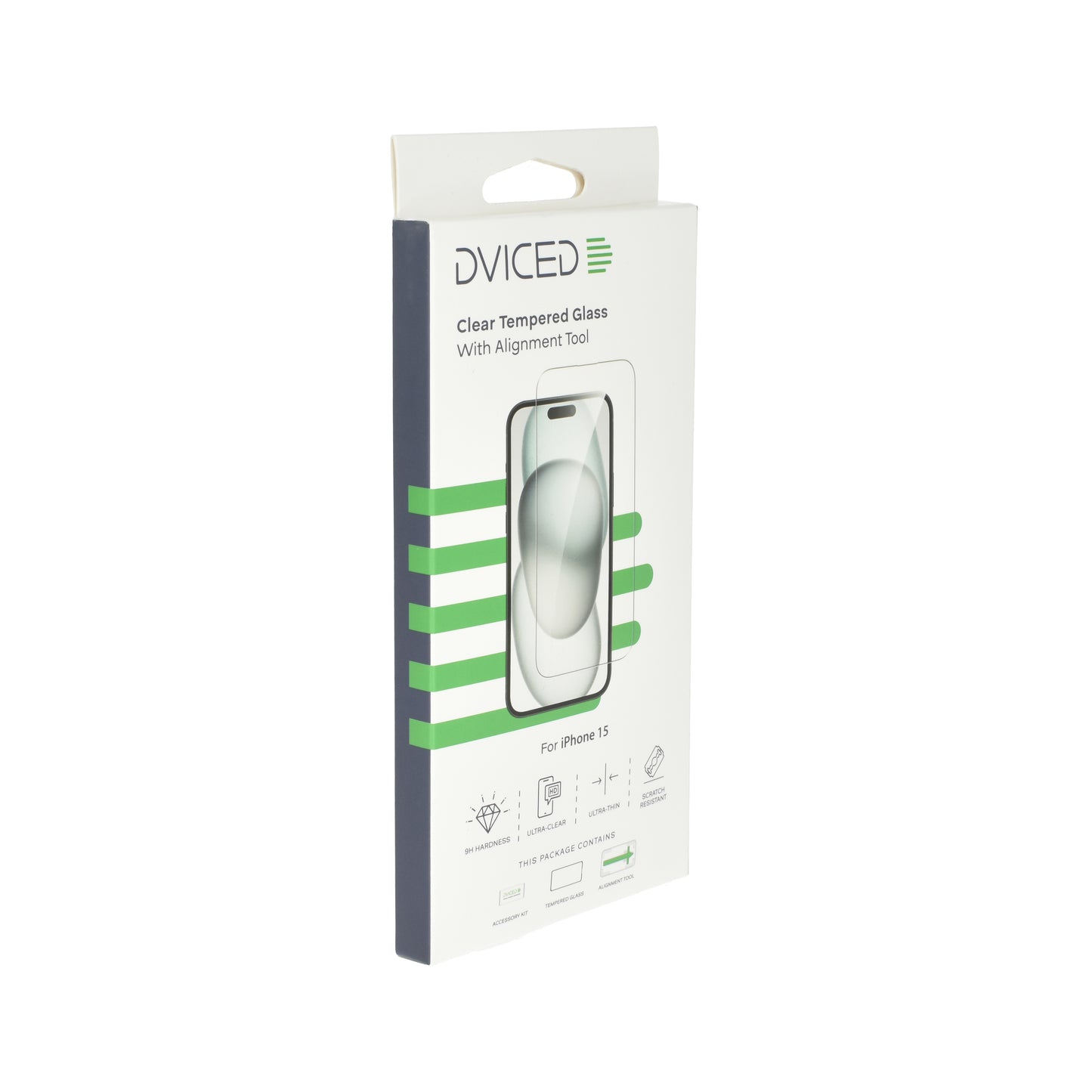 Dviced iPhone 15 clear zaštitno staklo sa aplikatorom