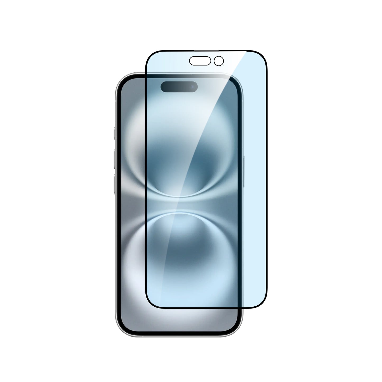 Dviced anti-blue light tempered zaštitno staklo od ivice do ivice za iPhone 16 sa aplikatorom
