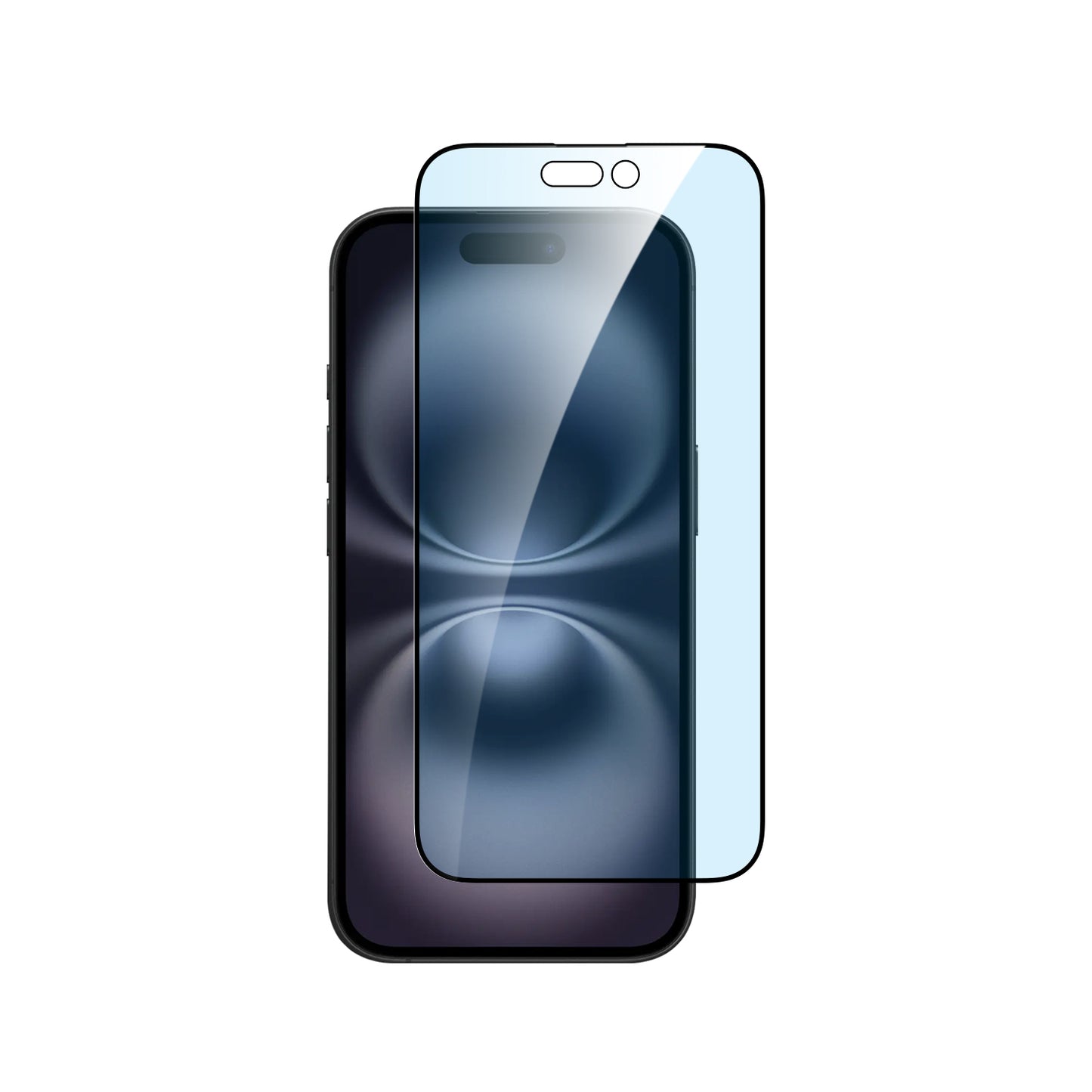 Dviced anti-blue light tempered zaštitno staklo od ivice do ivice za iPhone 16 Plus sa aplikatorom