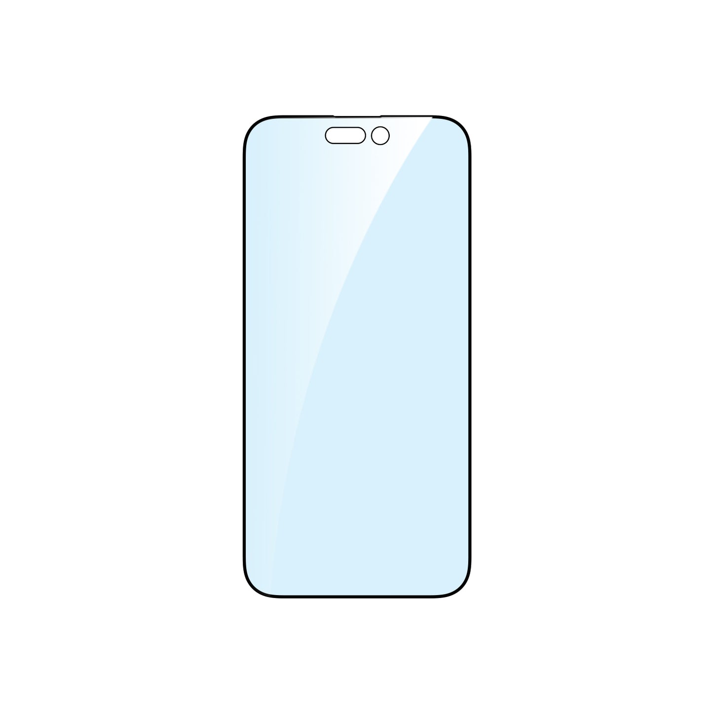 Dviced anti-blue light tempered zaštitno staklo od ivice do ivice za iPhone 16 Plus sa aplikatorom