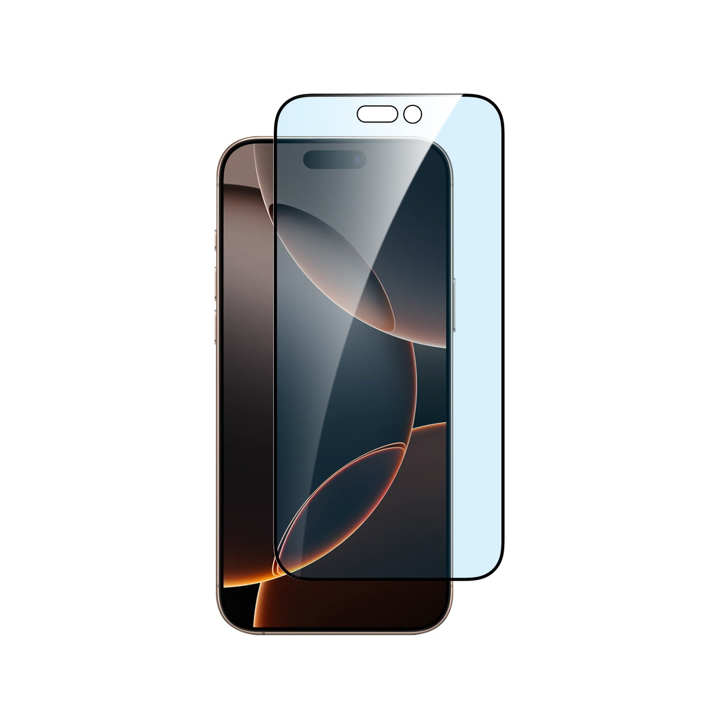 Dviced anti-blue light tempered zaštitno staklo od ivice do ivice za iPhone 16 Pro sa aplikatorom