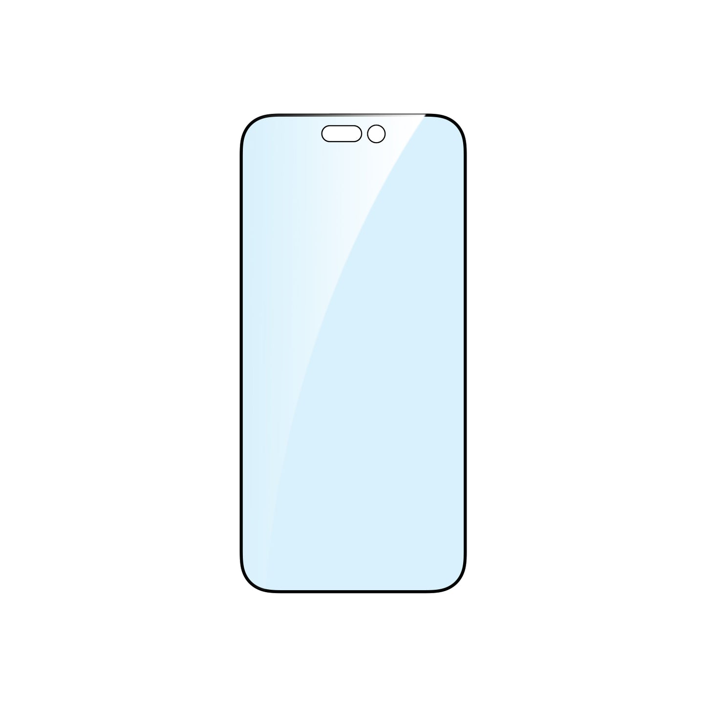 Dviced anti-blue light tempered zaštitno staklo od ivice do ivice za iPhone 16 Pro sa aplikatorom