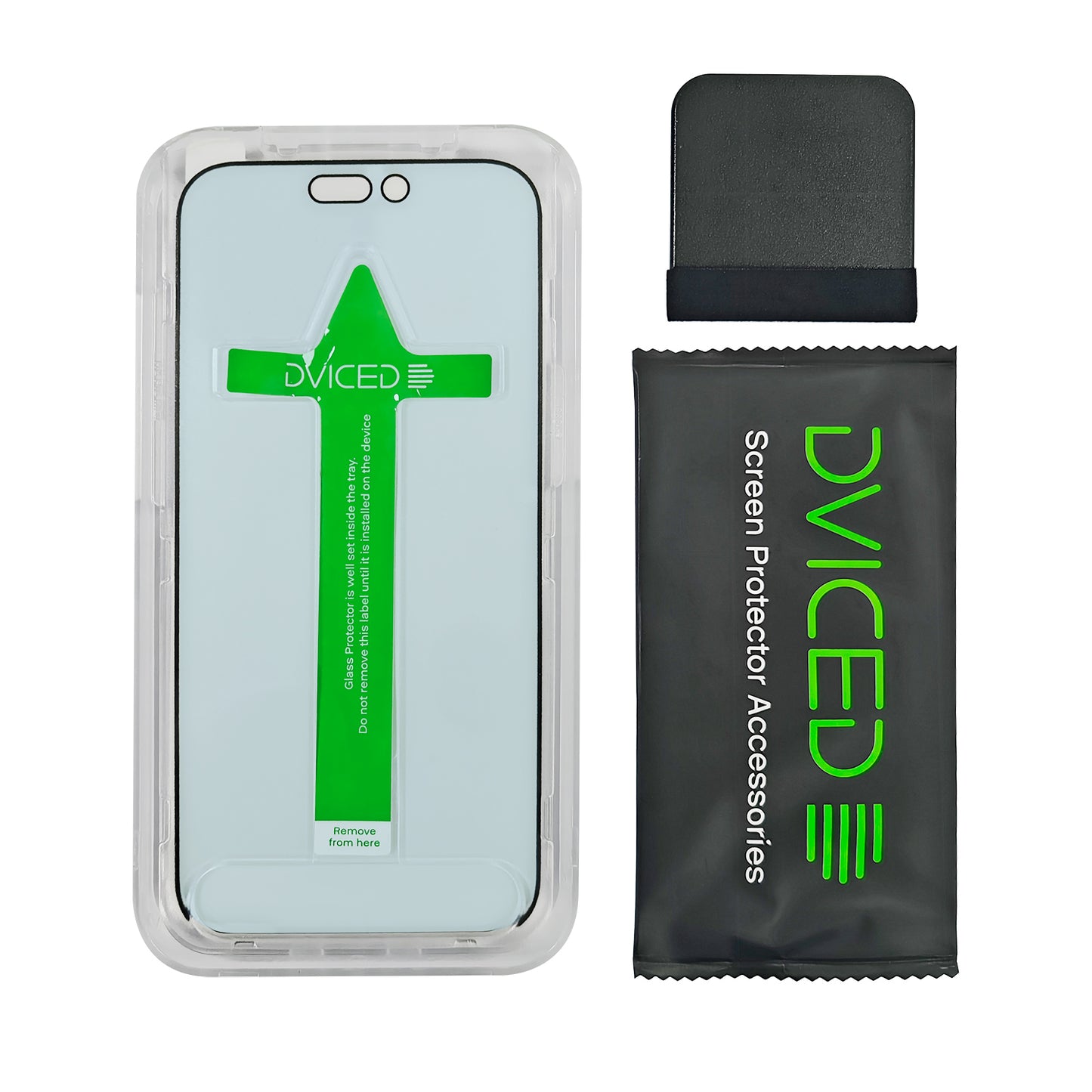 Dviced anti-blue light tempered zaštitno staklo od ivice do ivice za iPhone 16 Pro Max sa aplikatorom