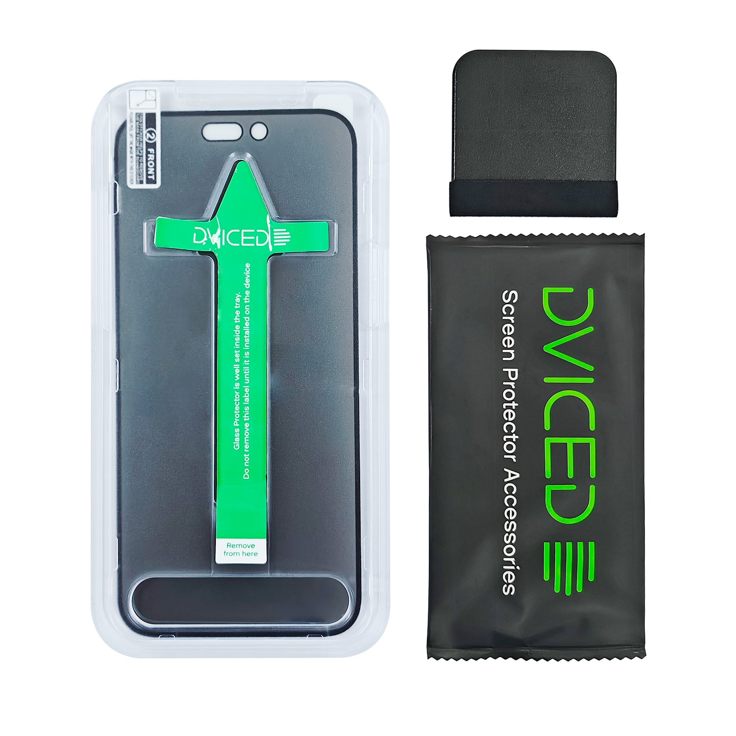 Dviced privacy tempered zaštitno staklo od ivice do ivice za iPhone 16 Pro Max sa aplikatorom