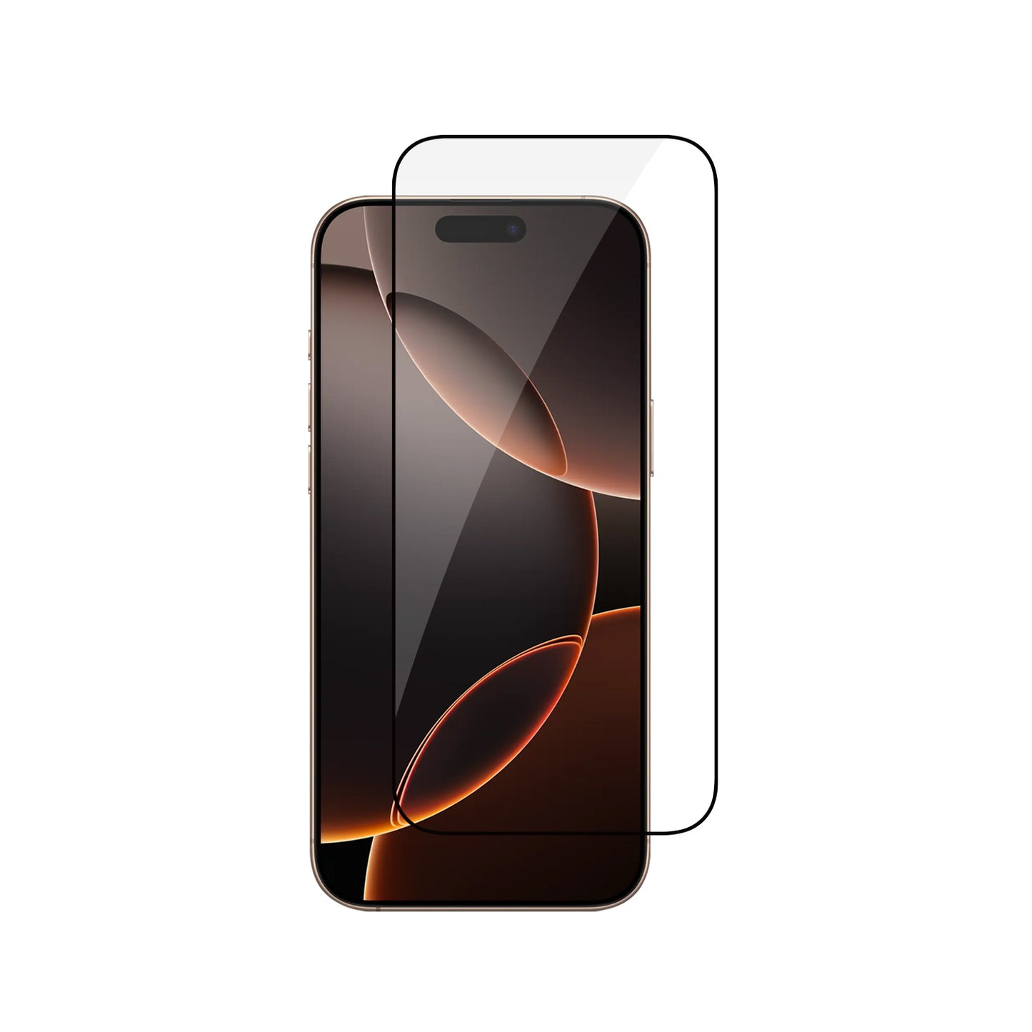 Dviced Tempered zaštitno staklo od ivice do ivice za iPhone 16 Pro sa aplikatorom - dva komada