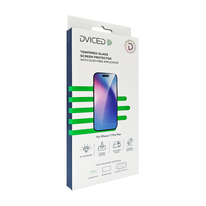 Dviced Ojačana zaštita za ekran sa aplikatorom protiv prašine - iPhone 17 Pro Max - iSTYLE RS
