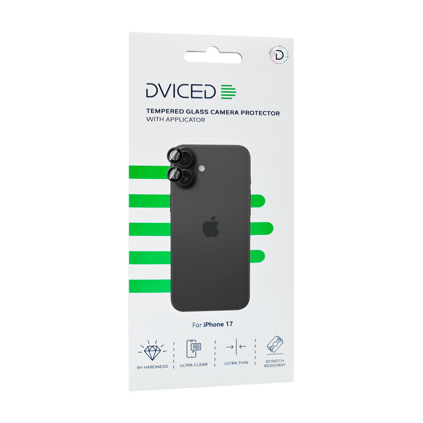 Dviced Zaštitno zaštitno kaljeno staklo za kameru iPhone 17 sa aplikatorom - iSTYLE RS