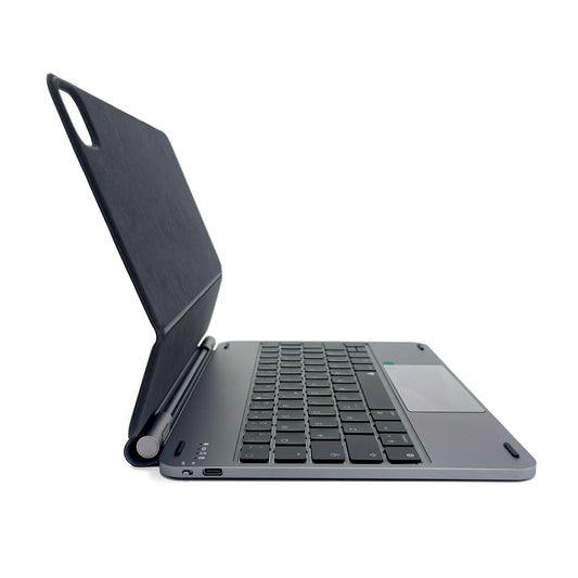 Dviced Magnetna aluminijumska futrola sa tastaturom za iPad Air/Pro 11" - US - tamno siva - iSTYLE RS