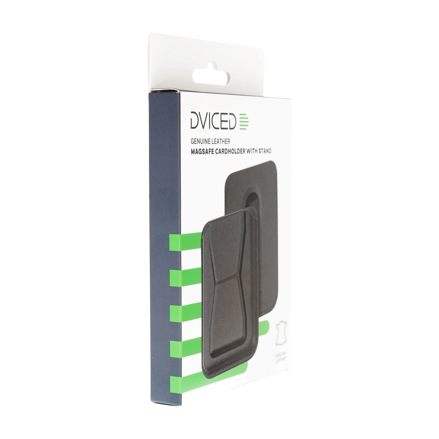 Dviced Leather MagSafe držač za kartice sa držačem - Black