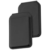 Dviced Leather MagSafe preklopni držač za kartice - Black