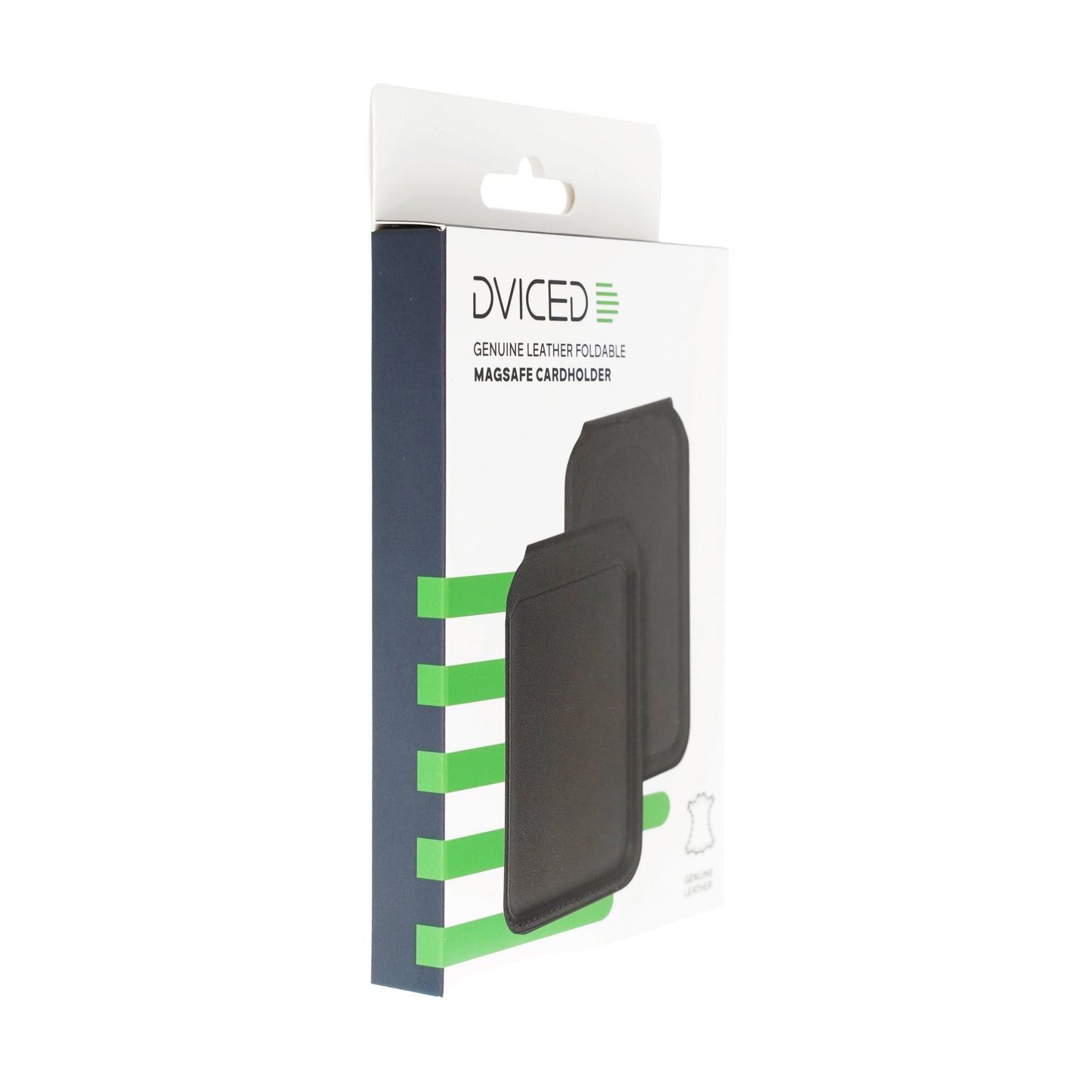 Dviced Leather MagSafe preklopni držač za kartice - Black