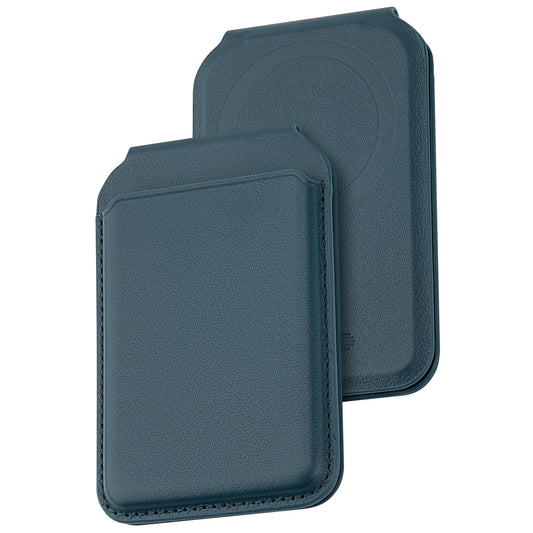 Dviced Leather MagSafe preklopni držač za kartice - Blue