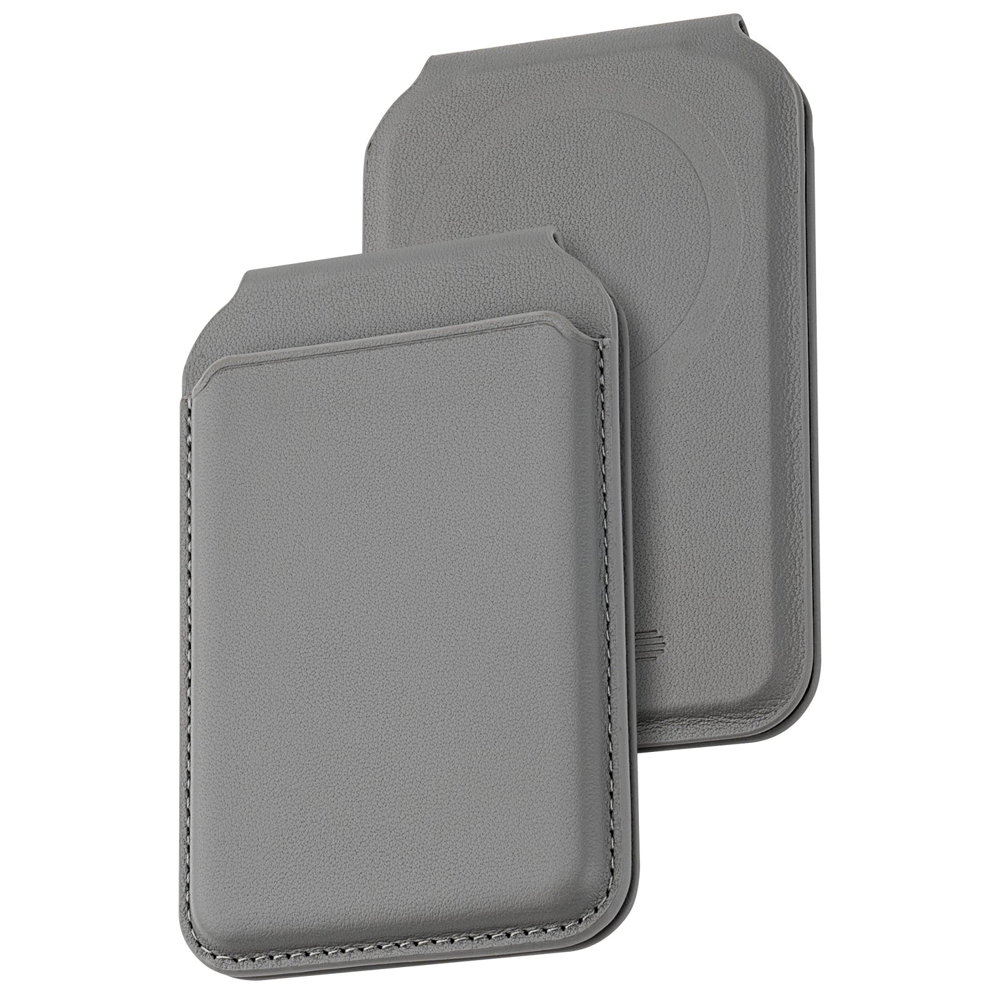 Dviced Leather MagSafe preklopni držač za kartice - Grey