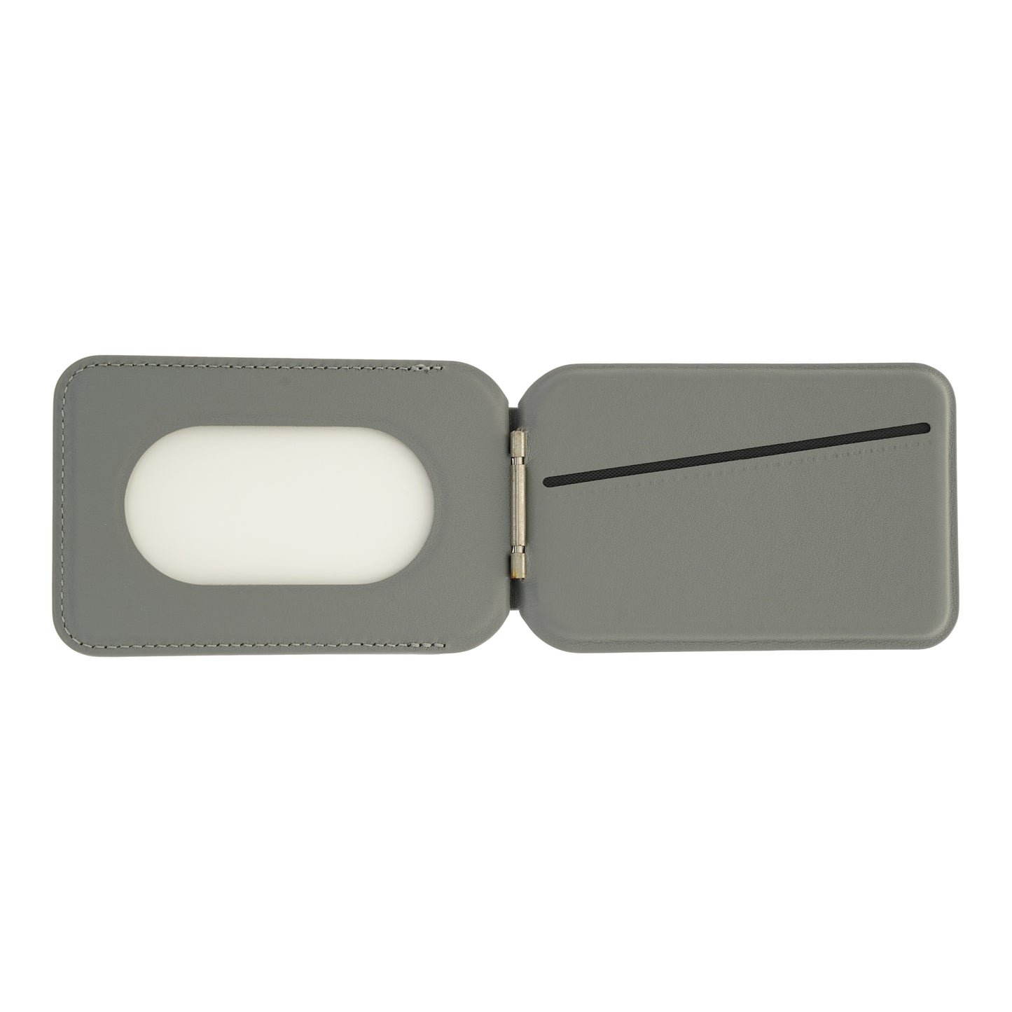 Dviced Leather MagSafe preklopni držač za kartice - Grey