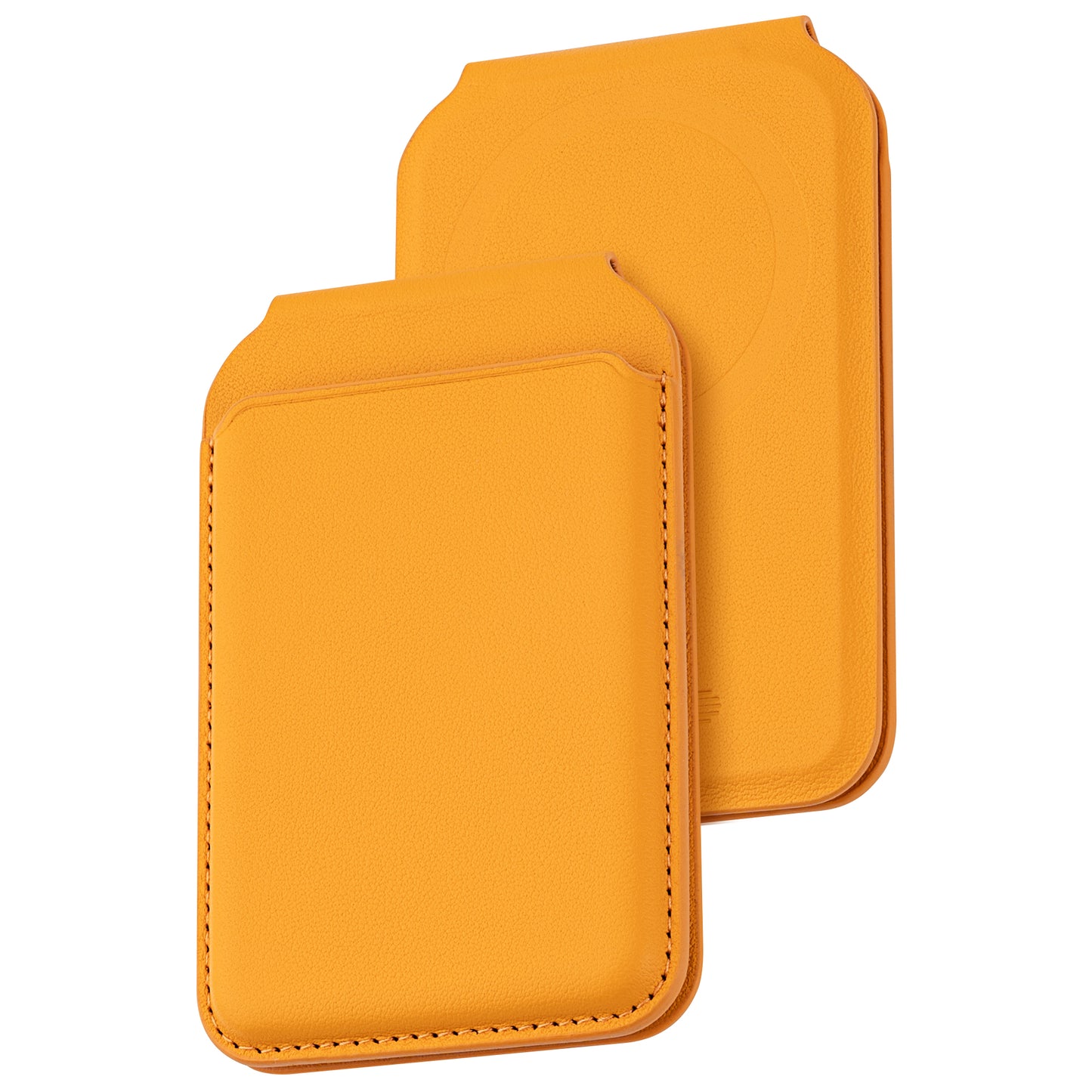 Dviced Leather MagSafe preklopni držač za kartice - Orange