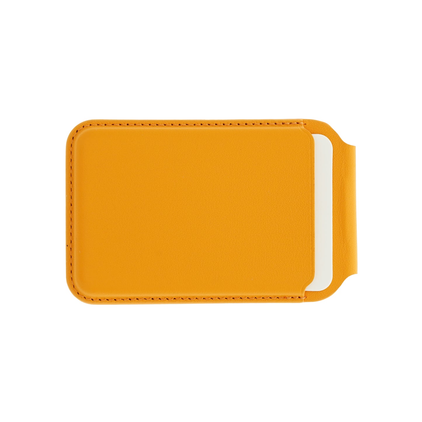 Dviced Leather MagSafe preklopni držač za kartice - Orange