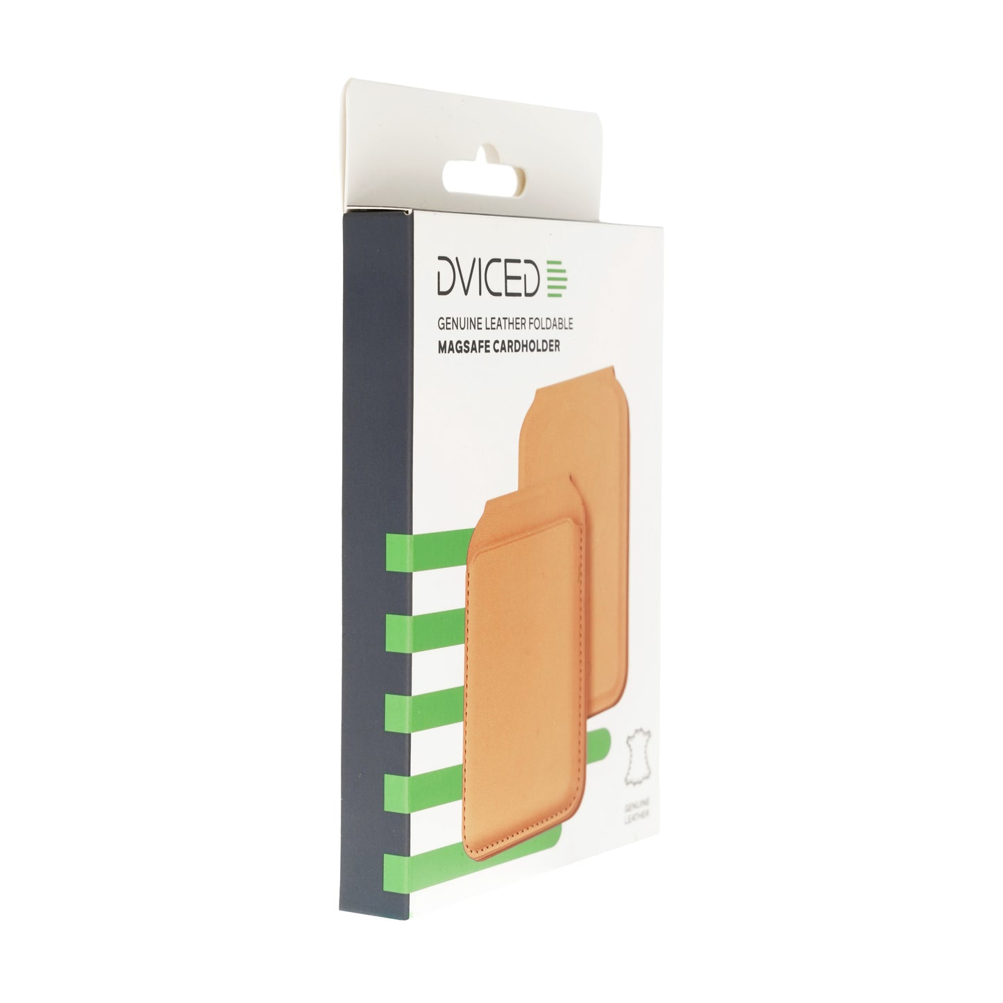 Dviced Leather MagSafe preklopni držač za kartice - Orange