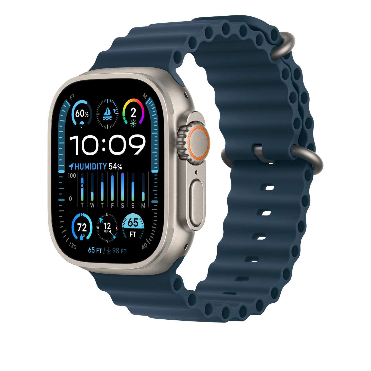 49mm Blue Ocean Band Extension - iSTYLE RS