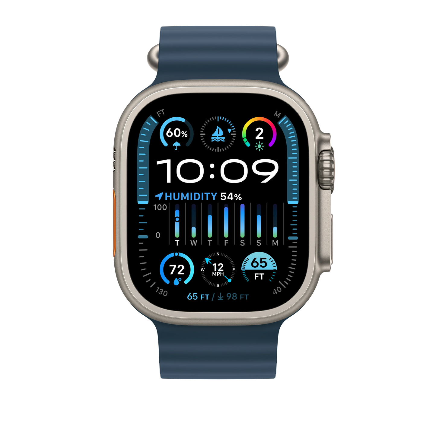 49mm Blue Ocean Band Extension - iSTYLE RS