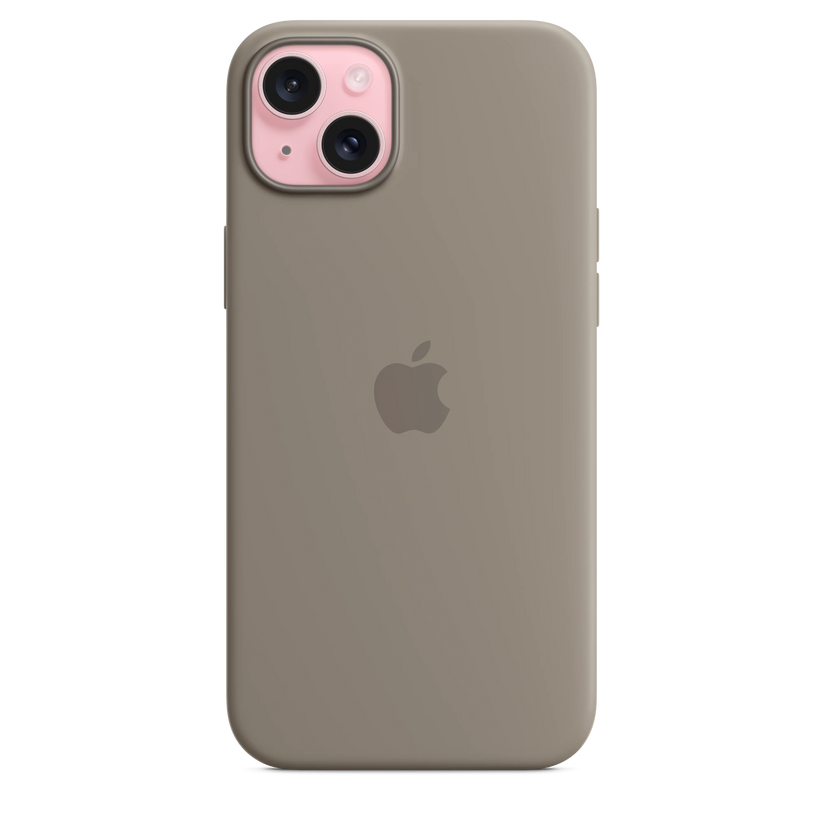 iPhone 15 Plus Silicone Case sa MagSafe-om - Clay - iSTYLE RS