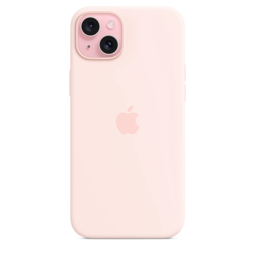 iPhone 15 Plus Silicone Case sa MagSafe-om - Light Pink - iSTYLE RS