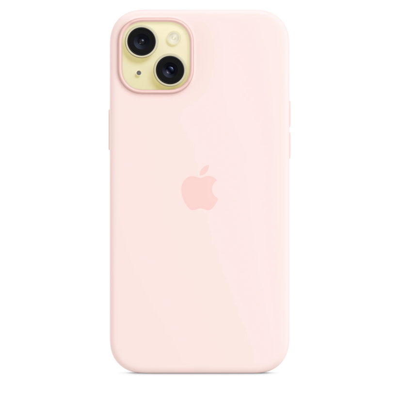 iPhone 15 Plus Silicone Case sa MagSafe-om - Light Pink - iSTYLE RS