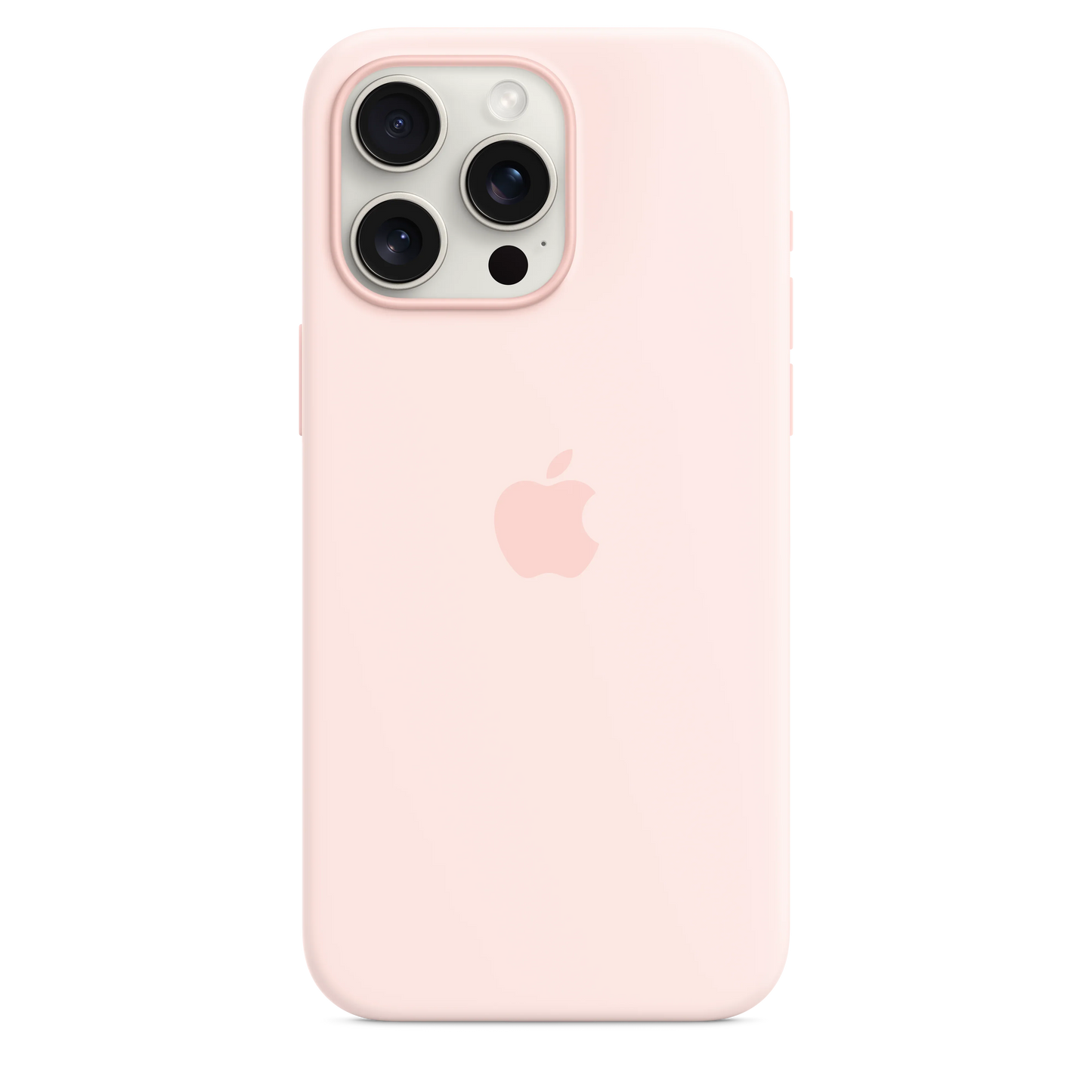 iPhone 15 Pro Max Silicone Case sa MagSafe-om - Light Pink - iSTYLE RS