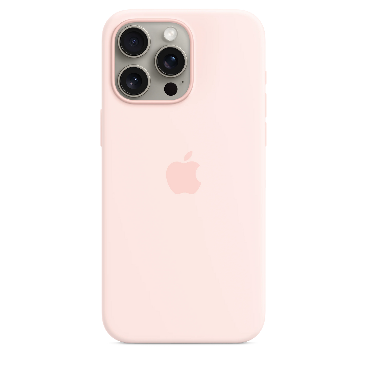 iPhone 15 Pro Max Silicone Case sa MagSafe-om - Light Pink - iSTYLE RS