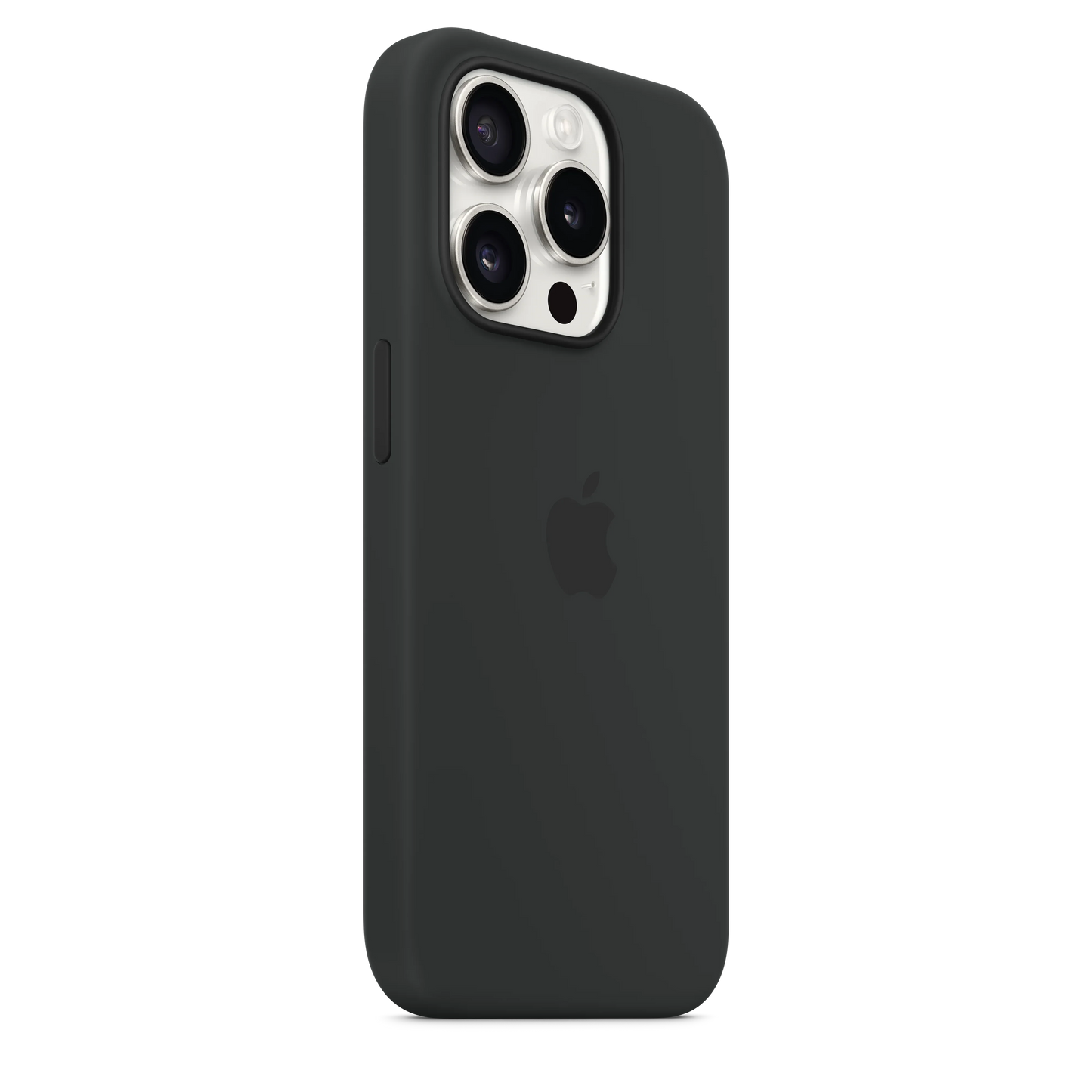 iPhone 15 Pro Silicone Case sa MagSafe-om - Black - iSTYLE RS